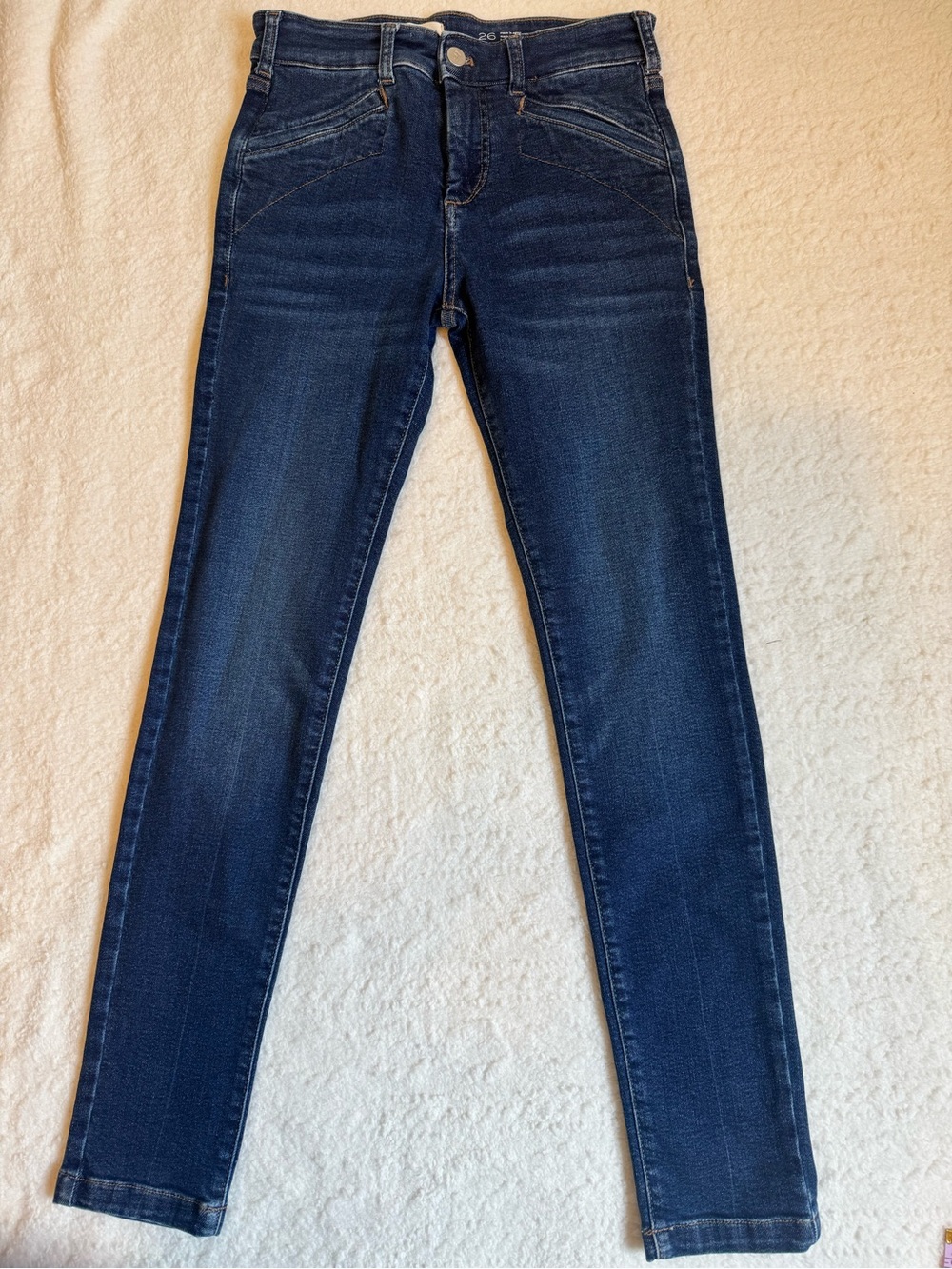Pilcro Anthropologie High Rise Skinny Jeans Medium Wash Women's 26